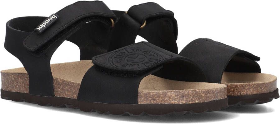 Kipling Sunset 2 black 0900 Jongens Sandalen Zwart