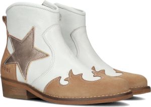 Bruin Tinten 10m011 Enkellaarsjes Enkelboots met rits Meisjes Beige