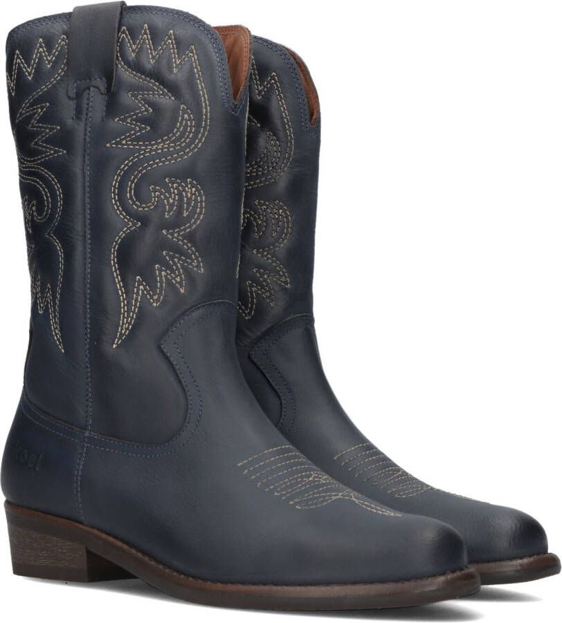 Koel4kids 10m006 Cowboylaarzen Western Laarzen Meisjes Kids Blauw