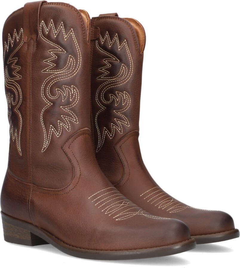 Koel4Kids 10m006 Cowboylaarzen Western Laarzen Meisjes Bruin