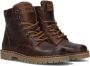 Koel4kids 13m003 Veterboots Laarzen Met Veters Jongens Kids Cognac - Thumbnail 1