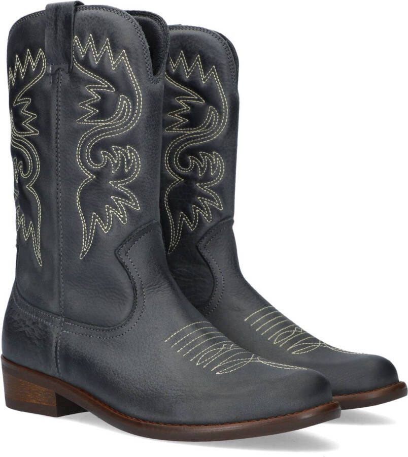 Koel4kids 10m006 Cowboylaarzen Western Laarzen Meisjes Grijs