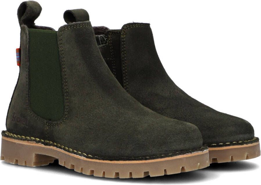 Koel4kids 13m001 Chelsea boots Enkellaarsjes Kids Groen Schoenen