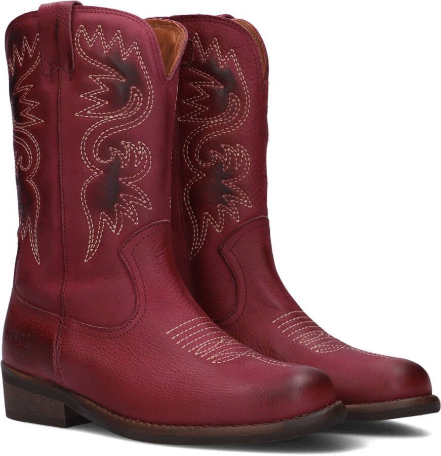 Koel4kids 10m006 Cowboylaarzen Western Laarzen Meisjes Kids Rood