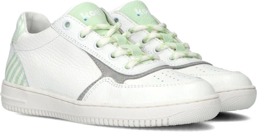 Koel4kids 23m003 Lage sneakers Leren Sneaker Meisjes Kids Wit