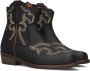 Koel4kids 10m012 Cowboylaarzen Western Laarzen Meisjes Zwart - Thumbnail 1