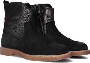 Koel4kids 11m003 Enkellaarsjes Enkelboots met rits Meisjes Zwart