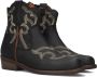 Koel4Kids 10m012 Cowboylaarzen Western Laarzen Meisjes Zwart - Thumbnail 1