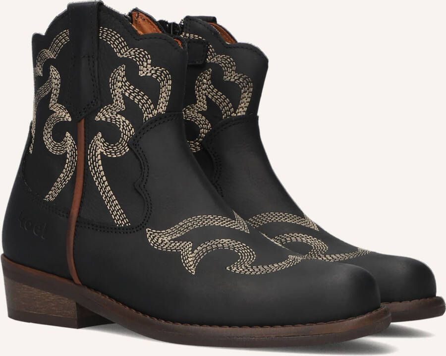 Koel4kids 10m012 Cowboylaarzen Western Laarzen Meisjes Zwart