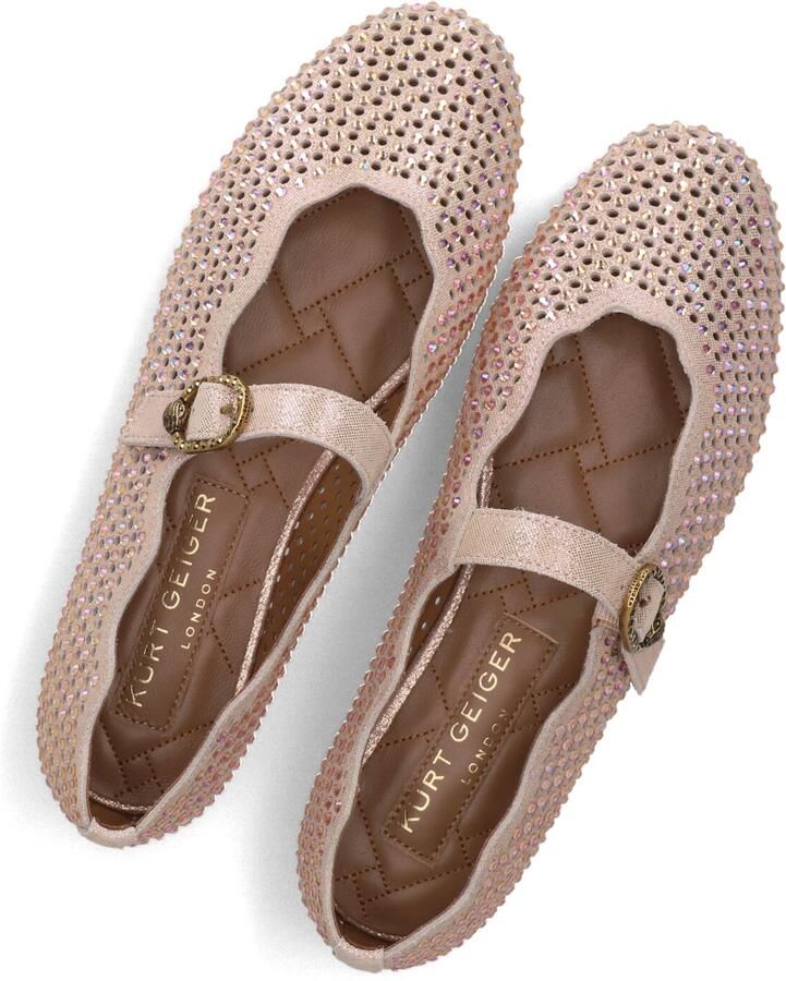 Kurt Geiger London Wavy Mayfair Ballet Flat Ballerina's Dames Beige - Foto 2