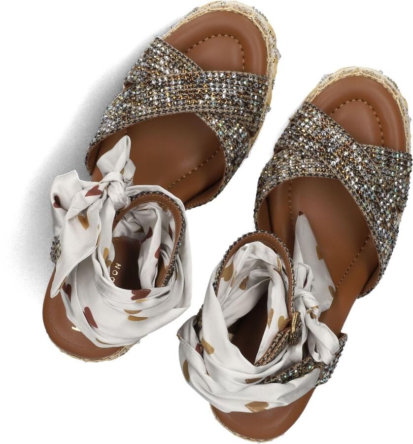 Kurt Geiger London Chelsea Scarf Platform Hakken Dames Beige - Foto 3