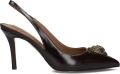 Kurt Geiger London Belgravia High Sling Hakken Dames Bruin - Donkerbruin