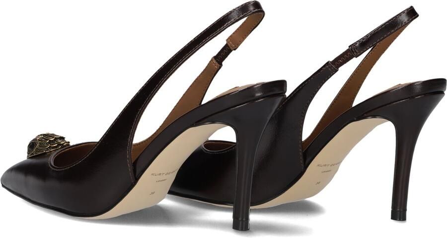 Kurt Geiger London Belgravia High Sling Hakken Dames Bruin - Foto 4
