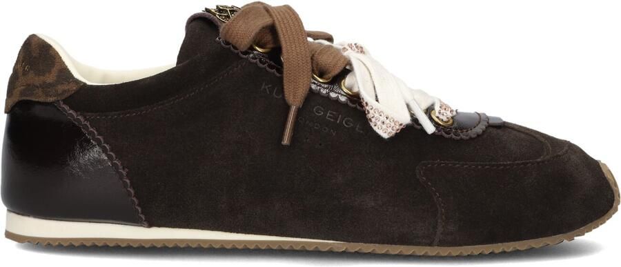 Kurt Geiger London Dames Sneakers Kurt Geiger Kurt Geiger Islington Sneaker Brown Donkerbruin
