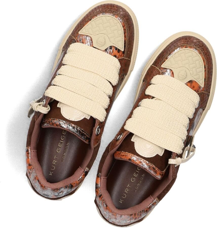 Kurt Geiger Dames Sneakers Southbank Tag Dk Brown Donkerbruin - Foto 4