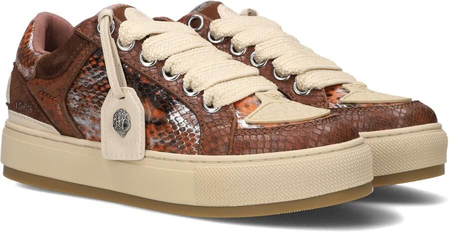 Kurt Geiger Dames Sneakers Southbank Tag Dk Brown Donkerbruin - Foto 2