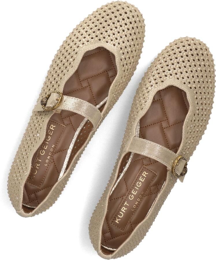 KURT GEIGER LONDON Gouden Ballerina's Wavy Mayfair Ballet Flat - Foto 2