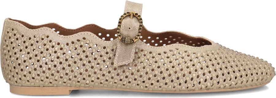 KURT GEIGER LONDON Gouden Ballerina's Wavy Mayfair Ballet Flat - Foto 4