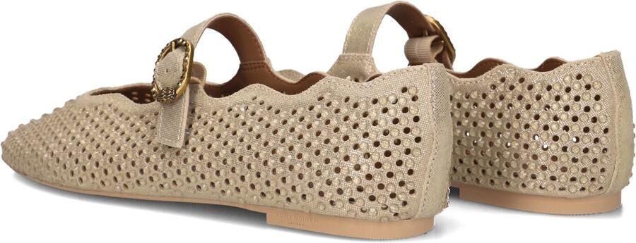 KURT GEIGER LONDON Gouden Ballerina's Wavy Mayfair Ballet Flat - Foto 3