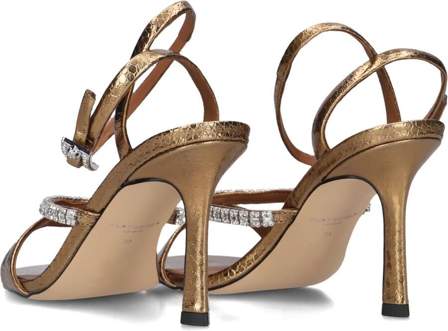 KURT GEIGER LONDON Gouden Sandalen Crystal Strap Sandal 90 - Foto 4
