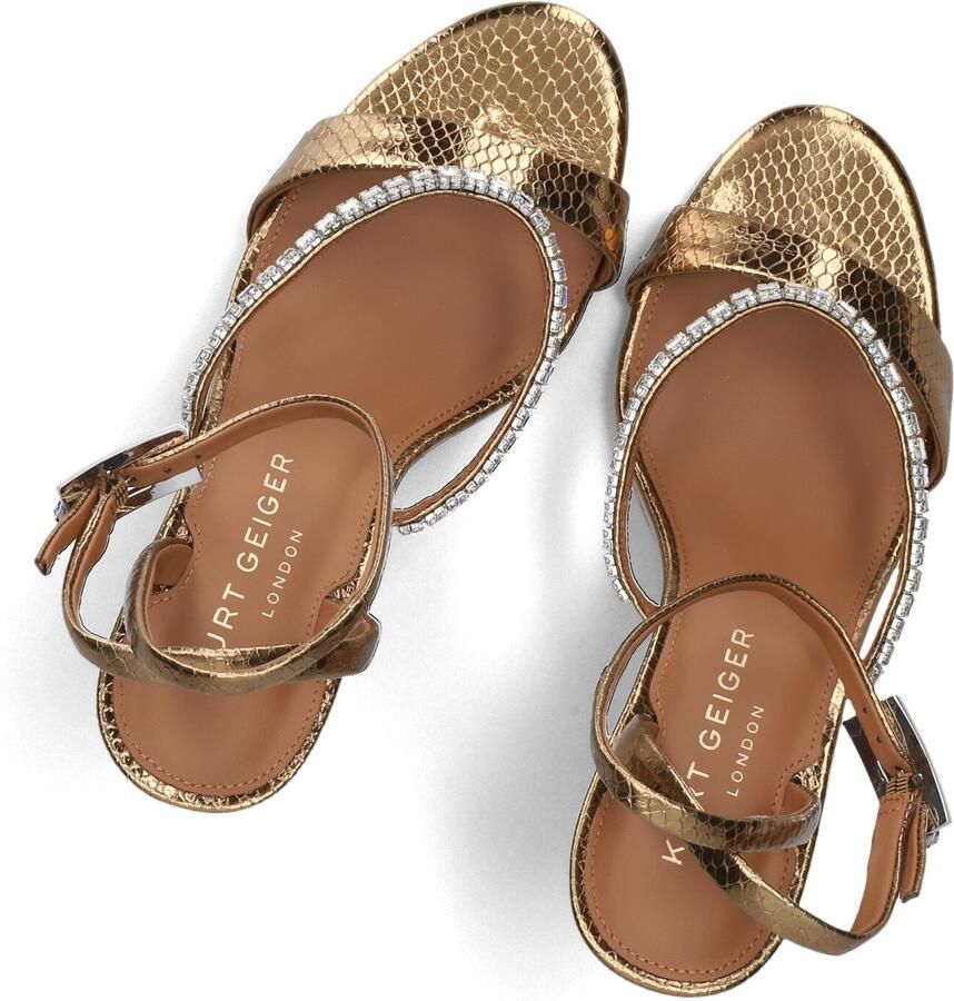 KURT GEIGER LONDON Gouden Sandalen Crystal Strap Sandal 90 - Foto 2