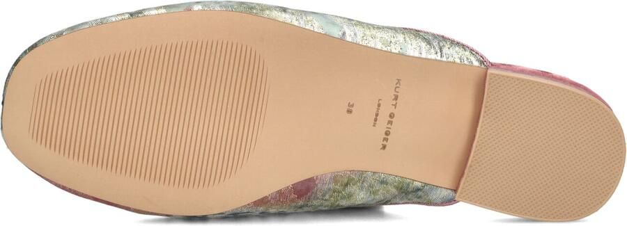 Kurt Geiger London Embroidered Slipper Slippers Dames Goudkleurig - Foto 3