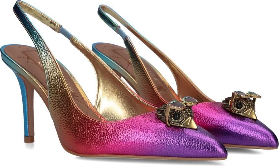 Kurt Geiger London Dames Sandalen met hak Belgravia Sling 85 Multi Leer Naaldhak