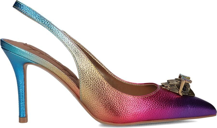 Kurt Geiger London Dames Sandalen met hak Belgravia Sling 85 Multi Leer Naaldhak - Foto 3