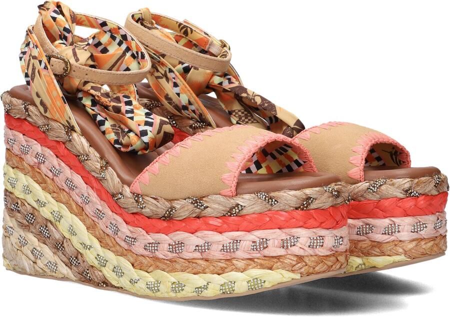 Kurt Geiger London Chelsea Scarf Wedge Sandalen Dames Multi