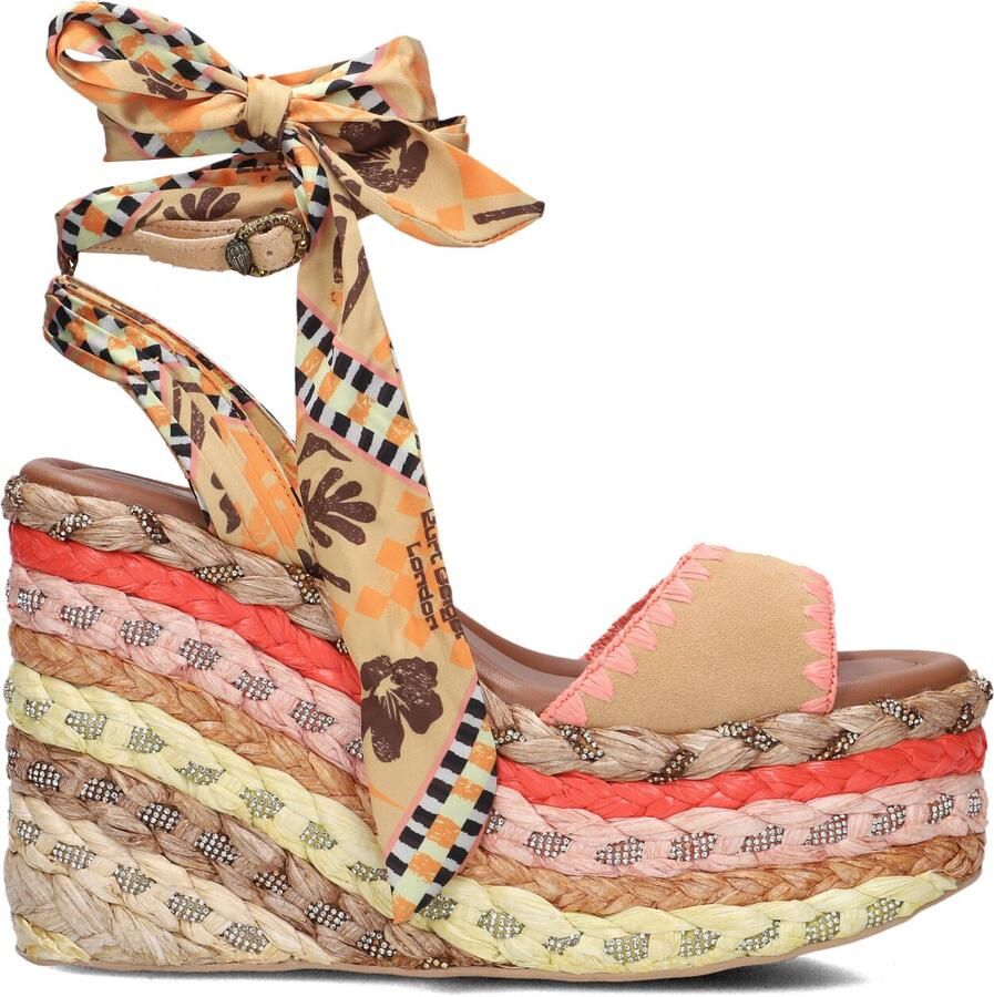Kurt Geiger London Chelsea Scarf Wedge Sandalen Dames Multi - Foto 2