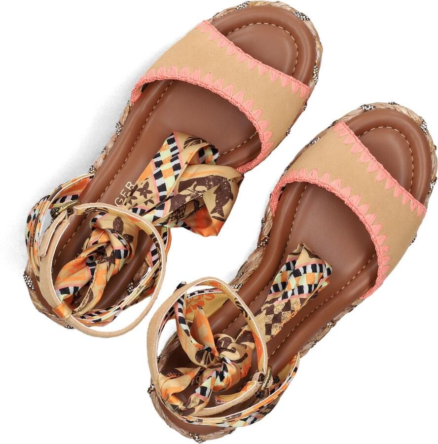 Kurt Geiger London Chelsea Scarf Wedge Sandalen Dames Multi - Foto 3