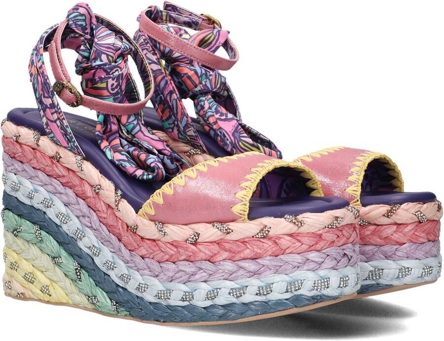 Kurt Geiger London Chelsea Scarf Wedge Sandalen Dames Multi