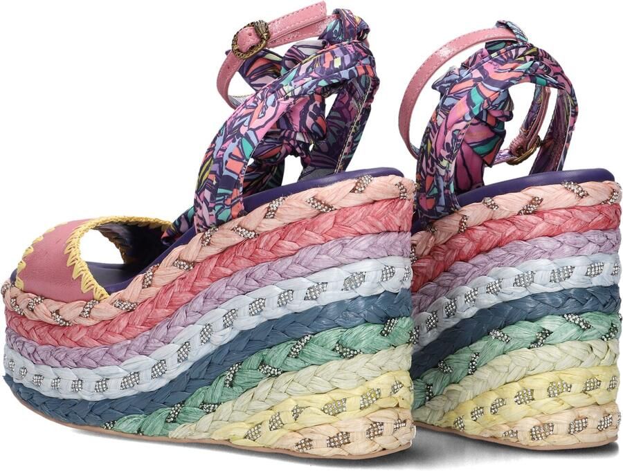 Kurt Geiger London Chelsea Scarf Wedge Sandalen Dames Multi - Foto 4