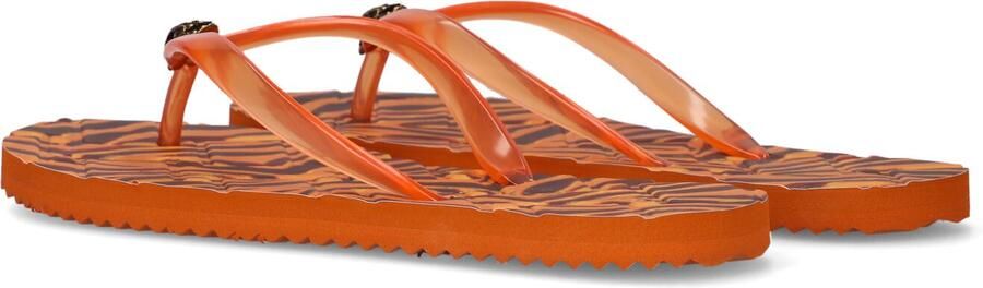 Kurt Geiger London Kensington Q Flip Flop Slippers Dames Oranje - Foto 3