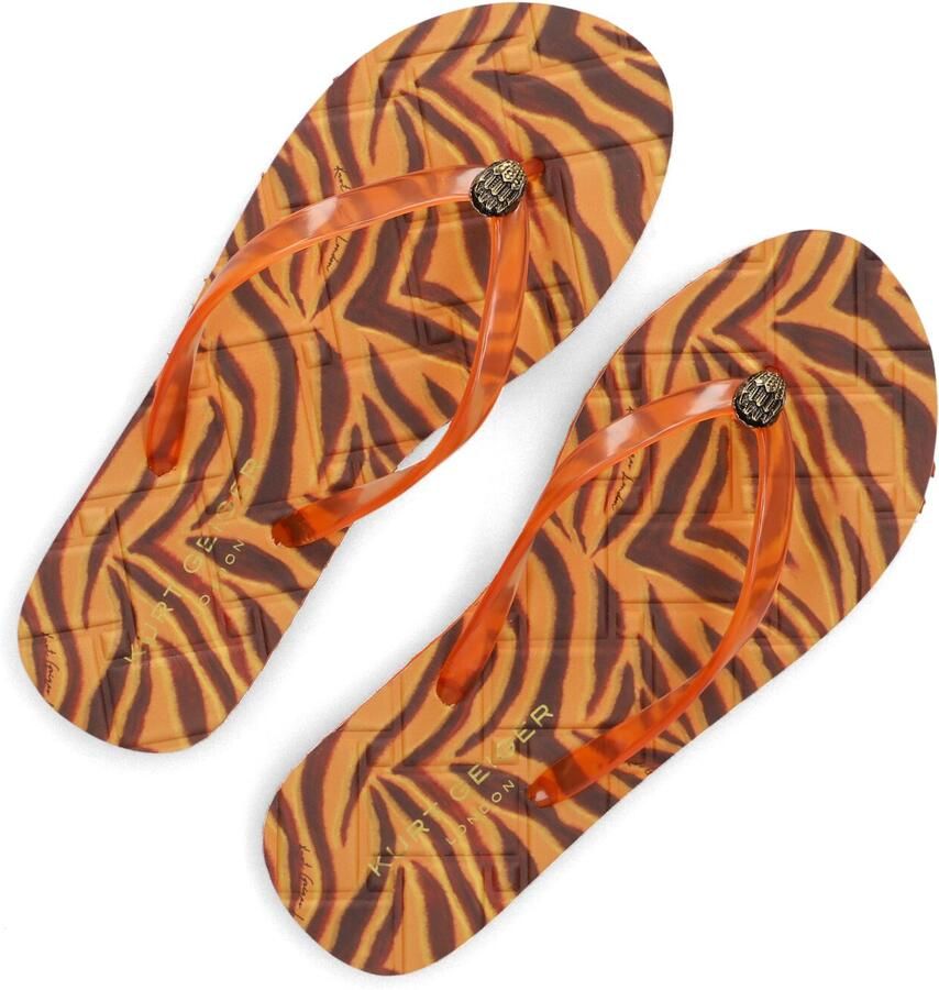 Kurt Geiger London Kensington Q Flip Flop Slippers Dames Oranje - Foto 2