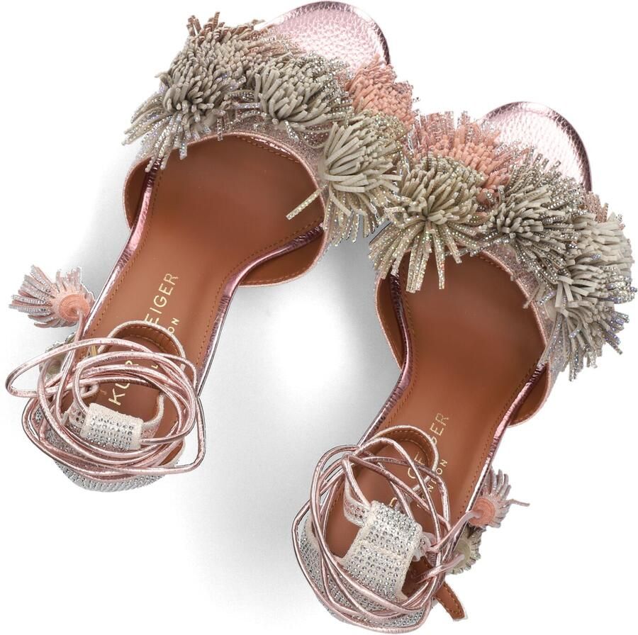 KURT GEIGER LONDON Roze Hakken Pom Ankle Tie Sandal - Foto 2