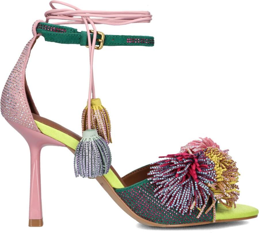 Kurt Geiger London Pom Ankle Tie Sandalen Dames Roze - Foto 3