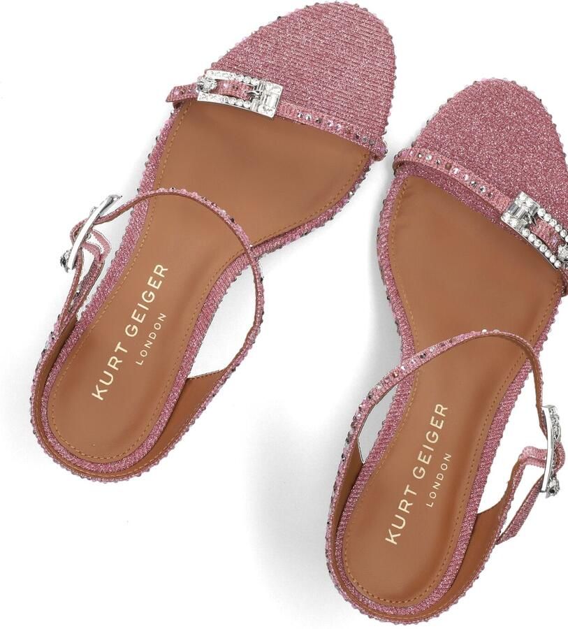 KURT GEIGER LONDON Roze Sandalen Strass Double Buckle Sdl - Foto 2