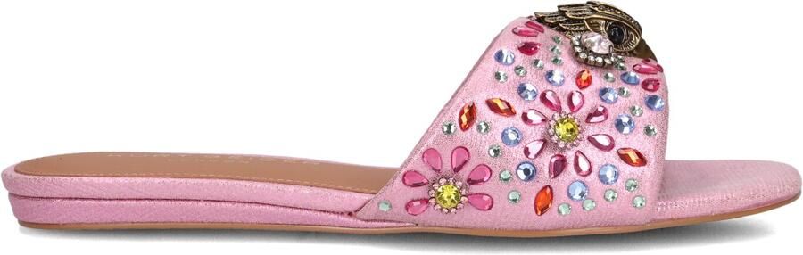 Kurt Geiger London Kensington Flat Sandal Slippers Dames Roze - Foto 5