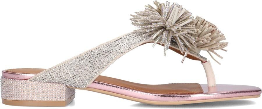 KURT GEIGER LONDON Roze Slippers Pom T-bar Flat Sandal - Foto 3
