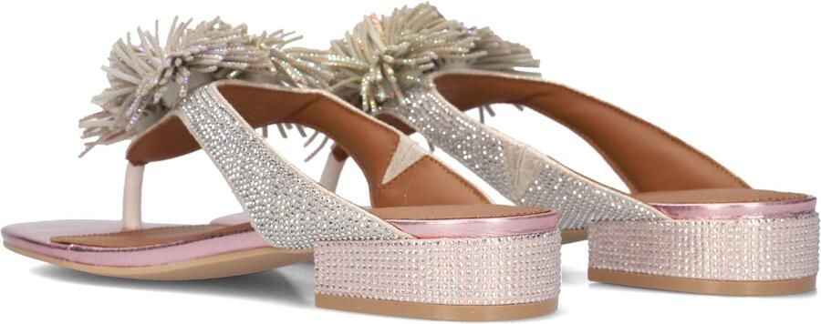 KURT GEIGER LONDON Roze Slippers Pom T-bar Flat Sandal - Foto 4