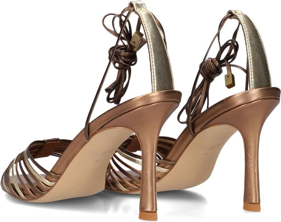 Kurt Geiger London Multi Strap Tie Sandal Sandalen Dames Bronskleurig - Foto 4