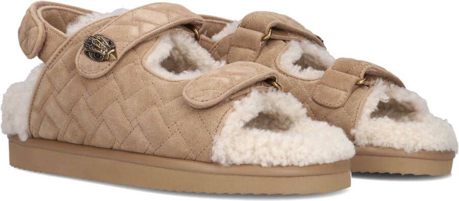 Kurt Geiger London Orson Teddy Pantoffels Sloffen Dames Beige