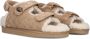 Kurt Geiger London Orson Teddy Pantoffels Sloffen Dames Beige - Thumbnail 1