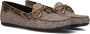KURT GEIGER LONDON Mocassins Dames Eagle Moccasin Maat: 39 Materiaal: Textiel Kleur: Beige - Thumbnail 1