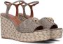Kurt Geiger Dames Pumps Kensington 105 Espadrille Beige - Thumbnail 1