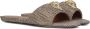 KURT GEIGER LONDON Slippers Dames Kensington Flat Maat: 42 Materiaal: Textiel Kleur: Beige - Thumbnail 1