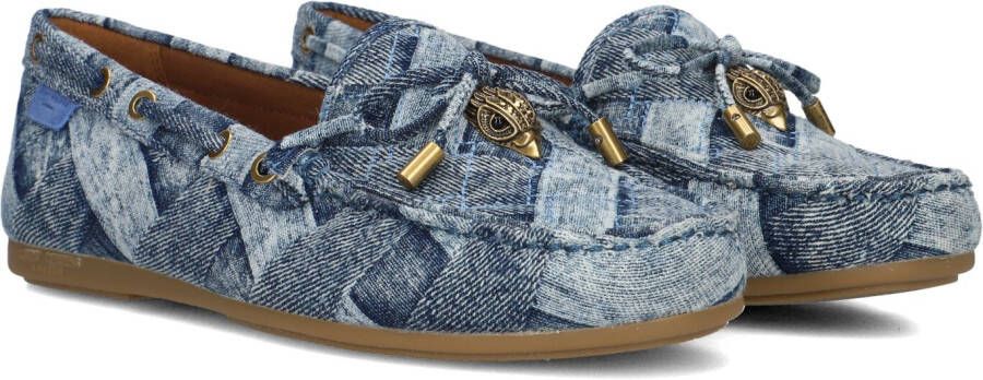 Kurt Geiger Dames Instappers & Ballerina's Eagle Moccasin Denim Jeansblauw