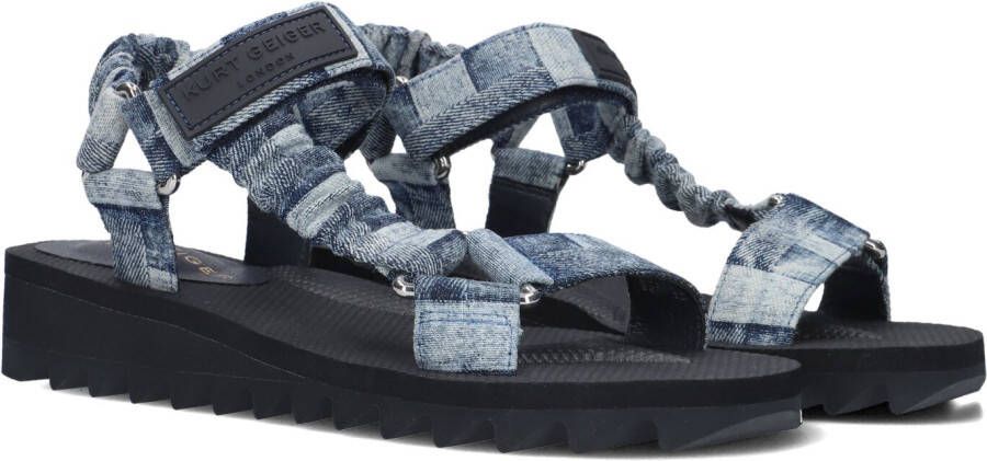KURT GEIGER LONDON Sandalen Dames Orion Maat: 38 Materiaal: Textiel Kleur: Blauw