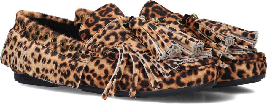 Kurt Geiger London Tassel Fringe Mocassins Dames Instappers Bruin